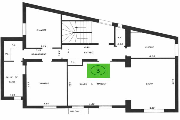 Appartement 4 pièces - 86 m² Exclusivité