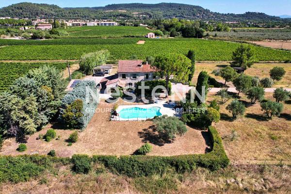 À VENDRE, Propriété de charme 238 m² , 5 chambres, Terrain arboré 1,2 ha, Piscine ,Le Luc