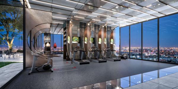 SOHO Bangkok Ratchada Condominiums loft modernes à 250 m du MRT Ratchadaphisek