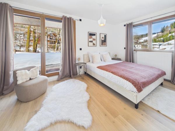 Haute Savoie (74), à vendre SAMOENS - Domaine skiable Grand Massif - Appartement T3 en rez de jardin