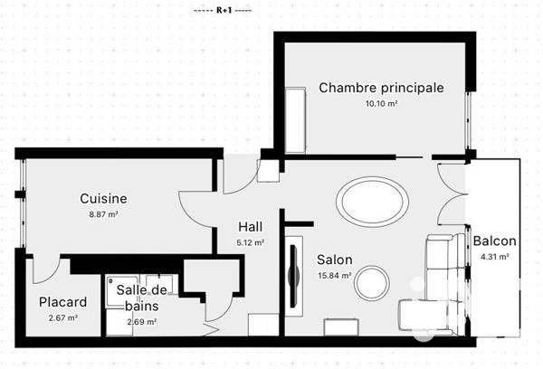 Appartement à vendre 2 pièces 44 m² Morsang-sur-Orge