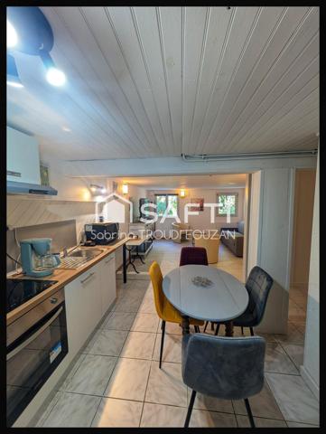 Maison 194m2 dont un appartement de 60 m² indépendant -Vie de plain pied -Jardin clos-garage-Terrasse