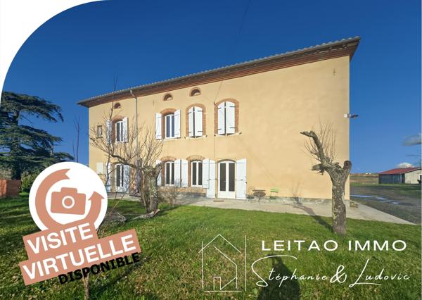 Toulouse (31200) Corps de ferme 224m² sur 1,4 ha