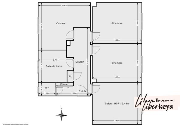 Appartement T3 de 64 M2 Proche centre ville du Mans ( Rue de la Mariette )