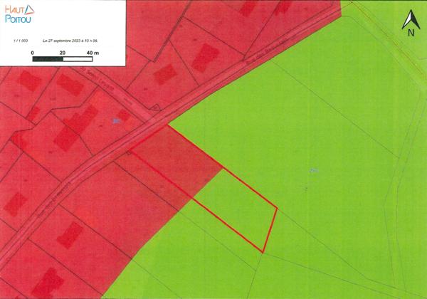 86190 FROZES Terrain constructible Frozes 2 825 m2