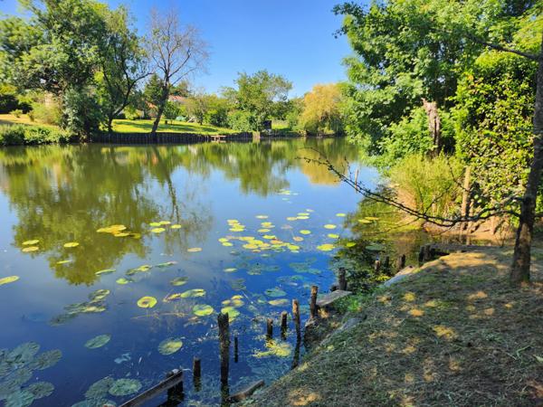 Mareuil-sur-Lay-Dissais (85320) Maison spacieuse au bord du lay avec 4 chambres et deux garages