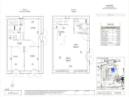Maison à vendre  4 pièces - 78,58 m 2   LE ROURET  - 06