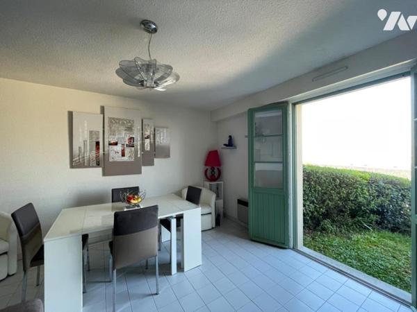 SAINT MALO - Bas Sablon - Appartement VUE BASSIN et INTRA-MUROS T2 de 41.66m² - Jardin et cave.