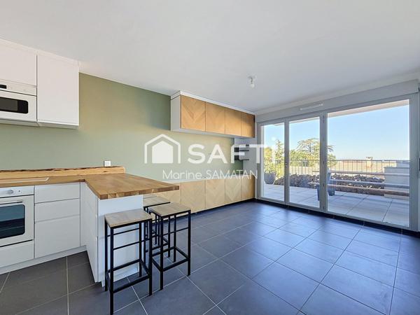 T2 43 m² avec terrasse 21 m² – VENTE EN BRS – SOUS CONDITIONS DE REVENUS N-2