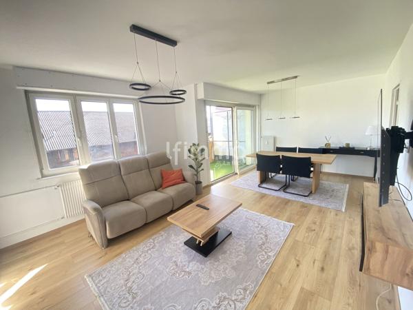 Bel appartement F4 rénové avec garage à Bourtzwiller
