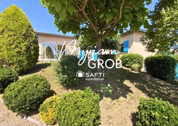 Maison en T5 à Vazerac sur parcelle arborée de 1500m2