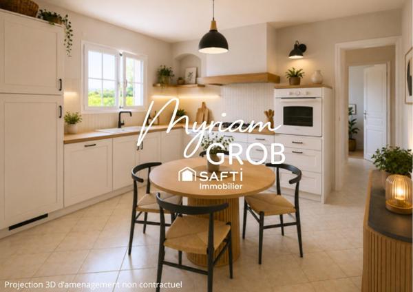 Maison en T5 à Vazerac sur parcelle arborée de 1500m2