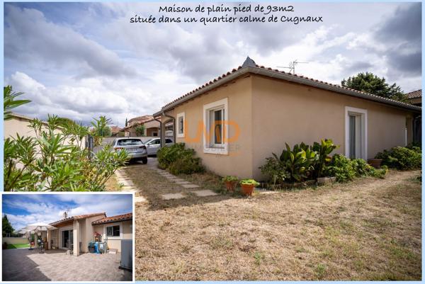 Maison de plain pied de 93,28m2 à Cugnaux