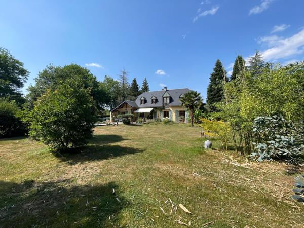 65250 PROCHE DE LANNEMEZAN, MAISON DE CARACTERE DANS UN PARC DE 3883 M2