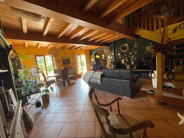 65250 PROCHE DE LANNEMEZAN, MAISON DE CARACTERE DANS UN PARC DE 3883 M2