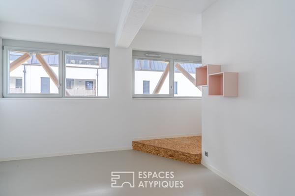 Loft familial et sa terrasse quartier Coop