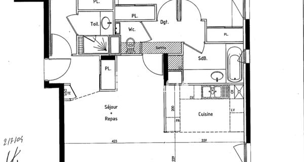 À vendre Appartement 4 pièces 100 m² - Lyon 69004