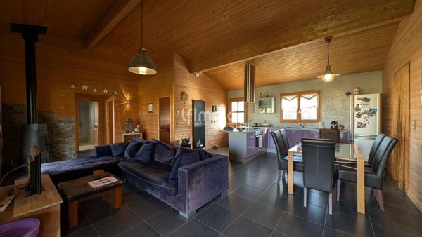 Maison en ossature bois - Plain-pied - jardin