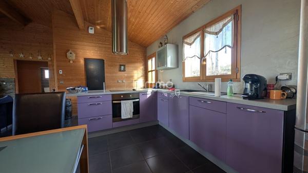 Maison en ossature bois - Plain-pied - jardin