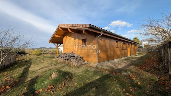 Maison en ossature bois - Plain-pied - jardin