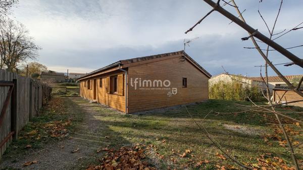 Maison en ossature bois - Plain-pied - jardin
