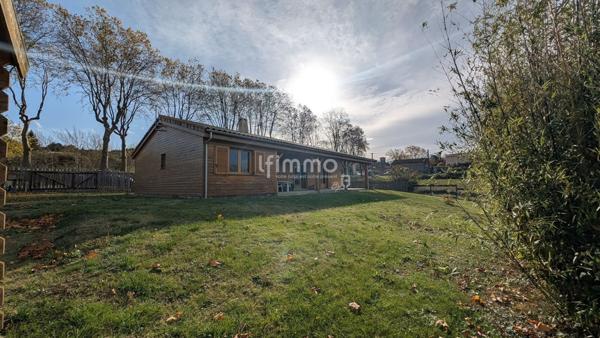 Maison en ossature bois - Plain-pied - jardin