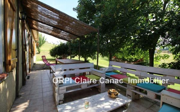 Maison à louer    4 pièces •  Lacougotte-Cadoul