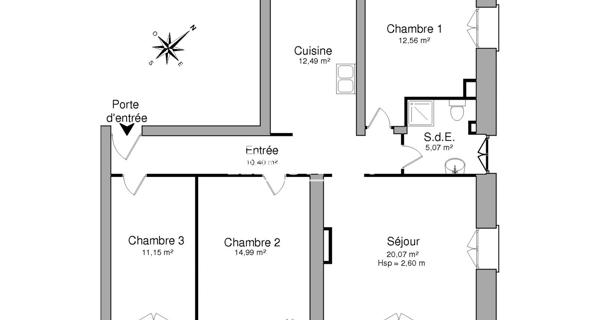 Location Appartement 4 pièces 86.73 m² - L'arbresle 69210