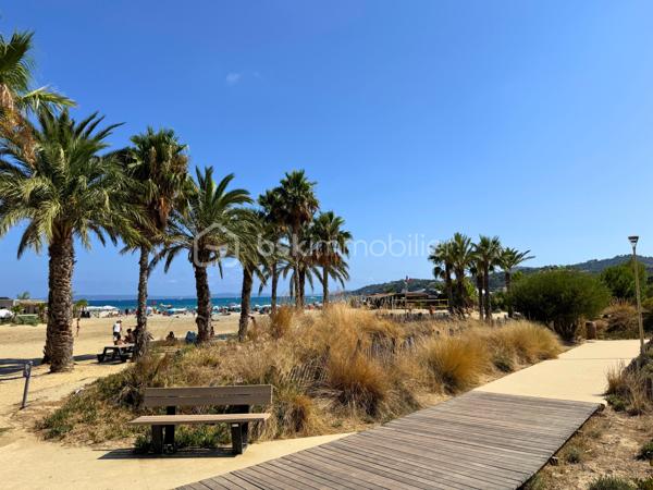 Appartement d'exception à quelques pas de la mer

Idéalement situé au sein d’une résidence intimiste et sécurisée de seulement douze logements, cet élégant appartement de 76 m², niché au 2ᵉ et dernier étage avec ascenseur, offre un cadre de vie particulièrement agréable, entre confort, luminosité et nature.
Dès l’entrée, vous serez séduit par ses beaux volumes et ses prestations soignées. 
La pièce de vie de 24 m² bénéficie d’une belle luminosité et s’ouvre naturellement sur une superbe terrasse de 33 m², véritable prolongement de l’espace intérieur. Un lieu privilégié pour profiter des beaux jours, recevoir ou simplement contempler la nature environnante de Bormes-les-Mimosas.
La cuisine, semi-ouverte, aménagée et entièrement équipée, de plus de 8m2, s’intègre harmonieusement à l’espace de vie.
Côté nuit, l’appartement propose trois chambres, ainsi que deux salles d’eau, offrant confort et intimité à toute la famille ou à vos hôtes.
Une véranda de 10 m², dédiée au rangement, vient compléter cet agréable espace extérieur.

Récent, parfaitement entretenu et bénéficiant d’excellentes performances énergétiques (DPE C – GES A), cet appartement conjugue harmonieusement confort contemporain, tranquillité et proximité immédiate du littoral.

Les prestations :
* Plage de la Favière à seulement 700 m
* Commerces, restaurants et boutiques accessibles à pied
* Résidence intimiste de 12 logements
* 2ᵉ et dernier étage avec ascenseur
* Résidence sécurisée : portail avec digicode et interphone
* Climatisation réversible gainable, indépendante dans chaque pièce et particulièrement silencieuse
* Chauffage individuel 
* Fenêtres PVC double vitrage
* Volets roulants électriques
* Fibre optique
* Garage box fermé en sous-sol
* Magnifique terrasse de 33 m²
* Véranda de 10 m², idéale pour le rangement
* Un emplacement privilégié

À seulement quelques minutes à pied de la plage de la Favière, des commerces et restaurants, cet appartement constitue une adresse particulièrement recherchée pour profiter pleinement du littoral varois, tout en bénéficiant d’un environnement résidentiel calme et préservé.

Que vous soyez à la recherche d’un pied-à-terre élégant en bord de mer, d’une résidence principale confortable ou d’un investissement de qualité, ce bien offre une combinaison rare de volume, extérieur, prestations et emplacement.

Une adresse à découvrir sans tarder.
Vidéo sur demande, avec grand plaisir.