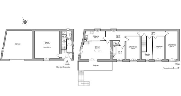 Location Maison 6 pièces 140.88 m² - Toussieux 01600