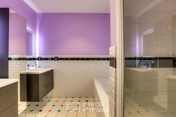Villa d’architecte avec piscine à deux pas du centre-ville