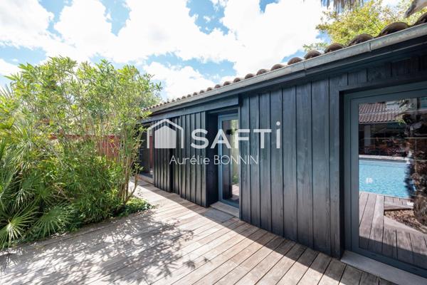 Talence forum superbe villa d'architecte de 307m² avec garage, piscine et dépendance aménagée