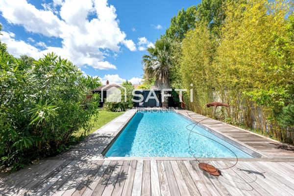Talence forum superbe villa d'architecte de 307m² avec garage, piscine et dépendance aménagée