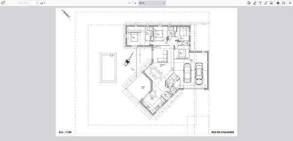 Yssingeaux! Villa contemporaine de 2022 plain pied 4 chambres