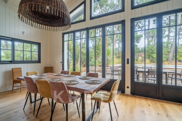 Villa contemporaine au Cap Ferret – 215 m² avec piscine et jardin paysager