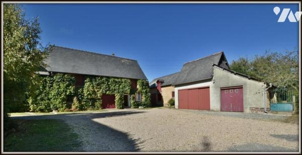 GRANDE LONGERE RENOVEE PROCHE DU CENTRE DU RHEU AVEC GRAND TERRAIN