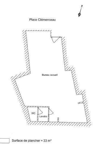 Fonds et/ou murs commerciaux à louer à Montoire-sur-le-Loir dans le Loir-et-Cher (41800), ref : 41059-L205