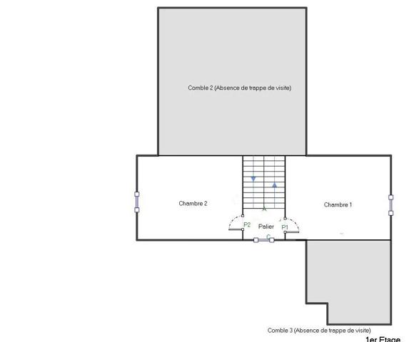 Grande maison de caractère à rénover entièrement, située dans un cadre paisible