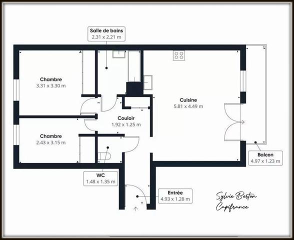 LIVRY GARGAN T3 - balcon et deux places de parking - 66 m2