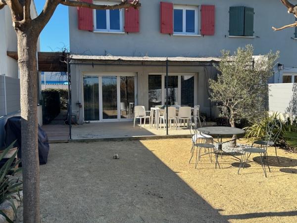 Location Maison avec jardin 4 pièces Châteauneuf-les-Martigues (13220) - Meublée dans lotissement sécurisé
