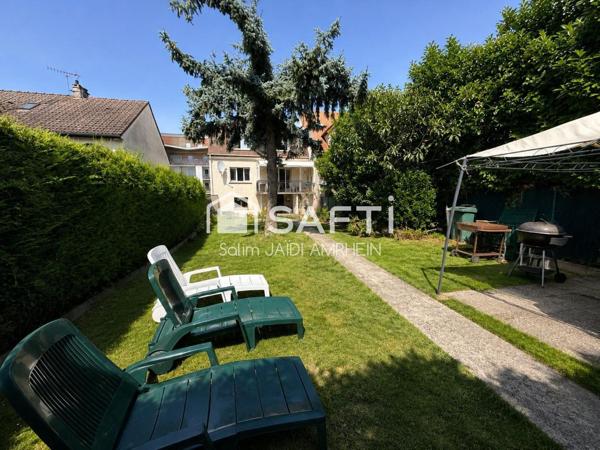 5 Ch, DPE C, Ligne 15, Paris36 min, jardin, sous-sol