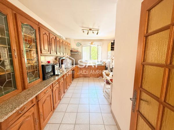5 Ch, DPE C, Ligne 15, Paris36 min, jardin, sous-sol