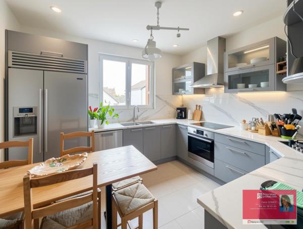 Le Blanc-Mesnil  Quartier du Coudray  Maison familiale d'environ 230 m² avec jardin, dépendance