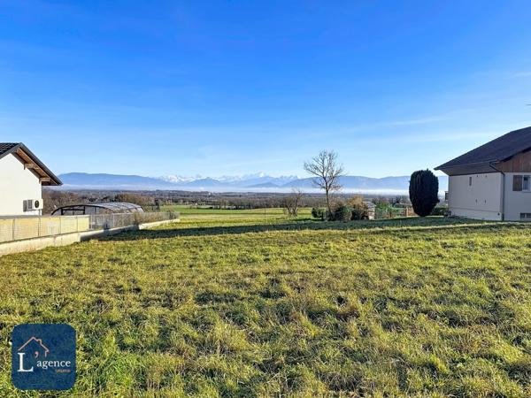 Terrain constructible 1153 m² Crozet 01170 Villeneuve grande parcelle vue dégagée libre constructeur