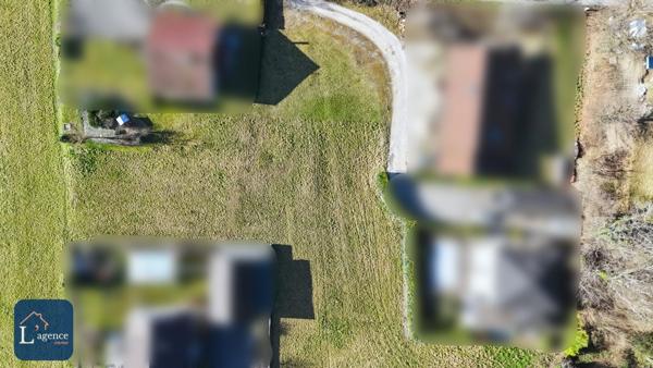 Terrain constructible 1153 m² Crozet 01170 Villeneuve grande parcelle vue dégagée libre constructeur