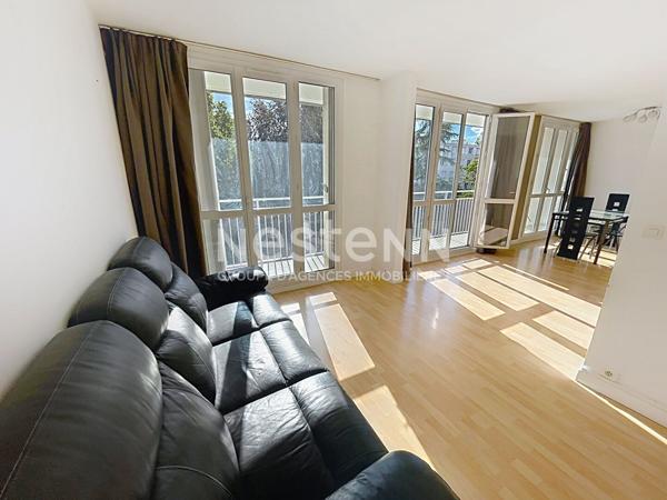 A VENDRE CHILLY-MAZARIN Appartement F4 81,23 m² avec balcon et parking - résidence les peupliers, proche de la plaine de Balizy, du T12 et du bus 297