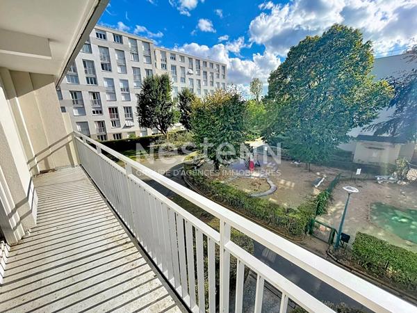 A VENDRE CHILLY-MAZARIN Appartement F4 81,23 m² avec balcon et parking - résidence les peupliers, proche de la plaine de Balizy, du T12 et du bus 297
