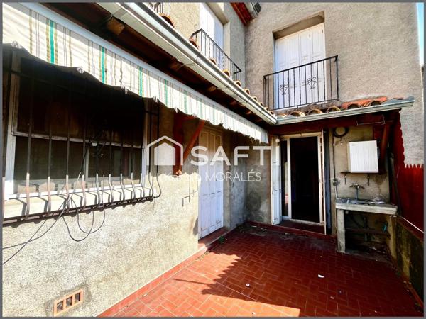 SAINT-ANDRE, MAISON A RENOVER COMPOSEE, DE 3 APPARTEMENTS SUR TERRAIN CONSTRUCTIBLE