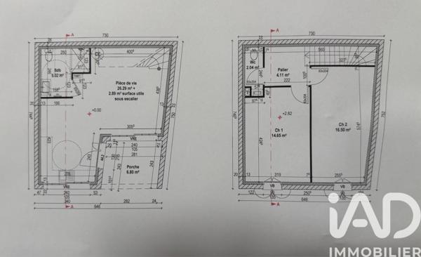 Maison à vendre 3 pièces 66 m² La Rochelle