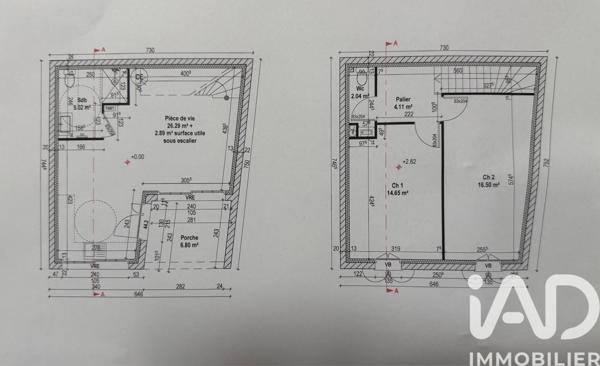 Maison à vendre 3 pièces 66 m² La Rochelle